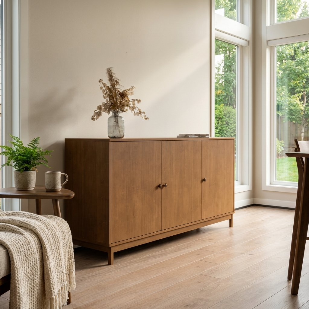 Essencia 3D Solid Wood Sideboard