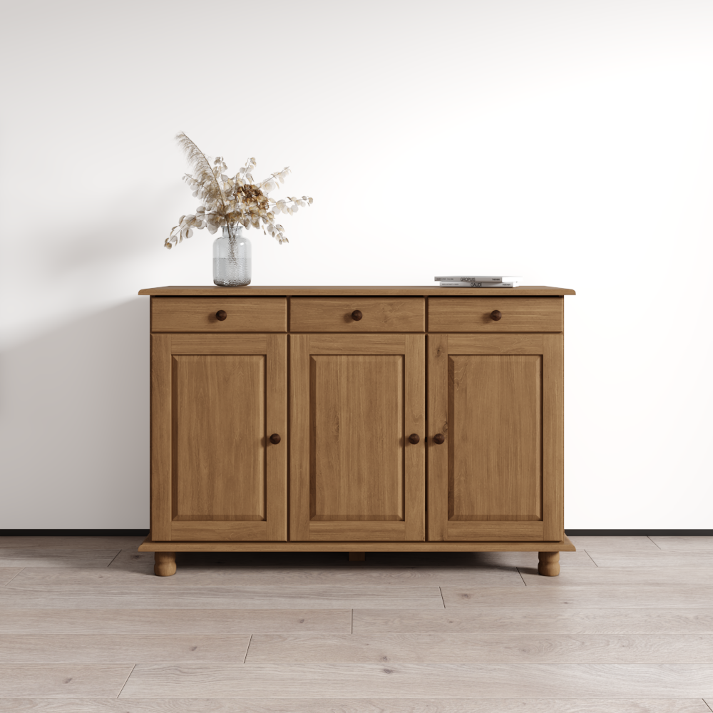 Rubi 3D Solid Wood Sideboard