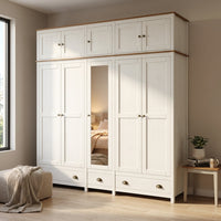 Topazio 10D3S Solid Wood Wardrobe
