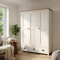Topazio 3D2S Solid Wood Wardrobe