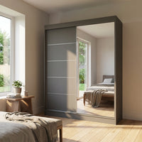 Aria 2D Wardrobe with Mirror
