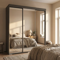 Aria 3D Wardrobe with All Mirror