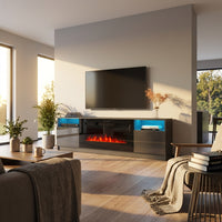 York 02 Fireplace TV Stand