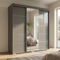 Aria 3D Wardrobe with Mirror