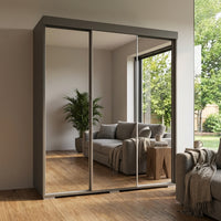 Aria 3D Wardrobe with All Mirror