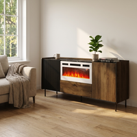 Brandy 180 WH-EF Fireplace Sideboard