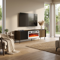 Brandy 180 WH-EF Fireplace TV Stand
