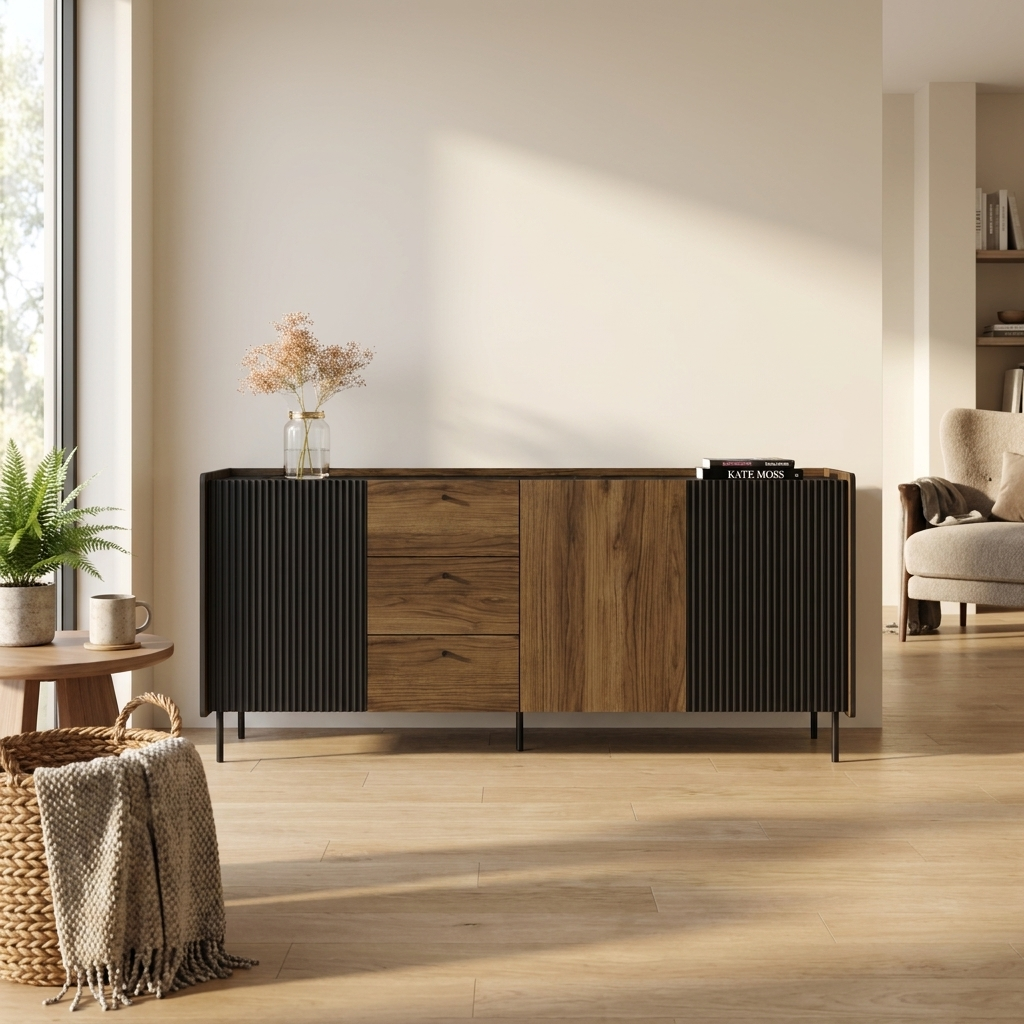 Brandy 3D3S Sideboard