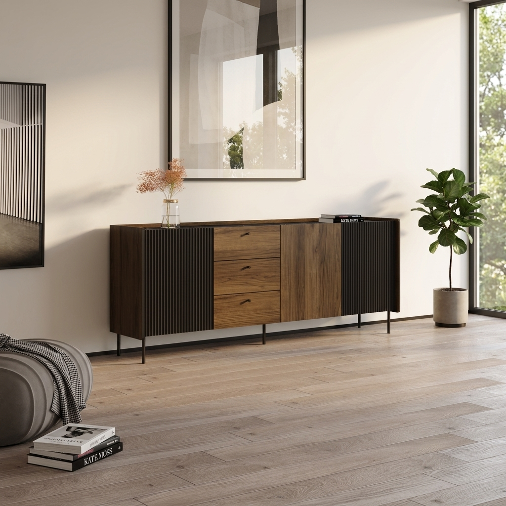 Brandy 3D3S Sideboard