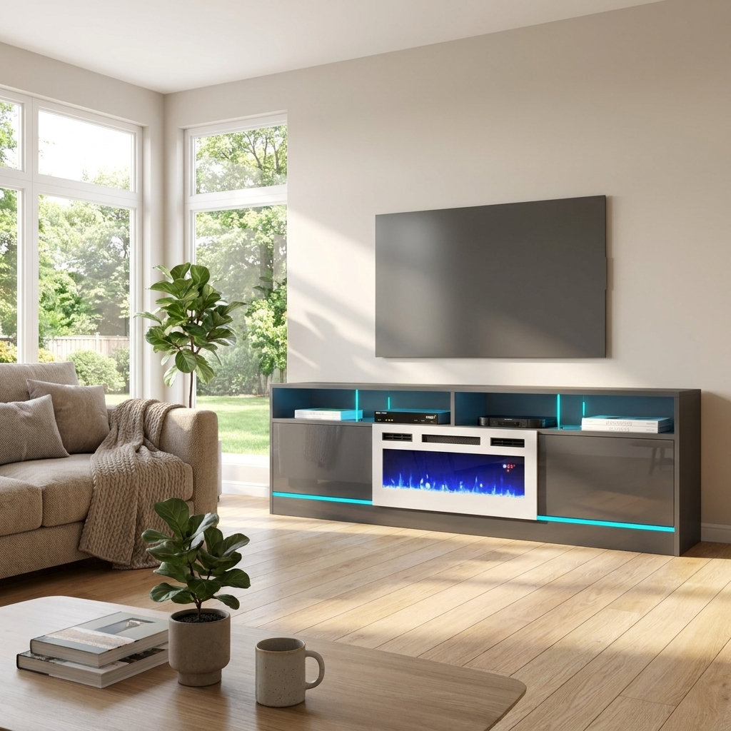Disparo WH-05 Fireplace TV Stand