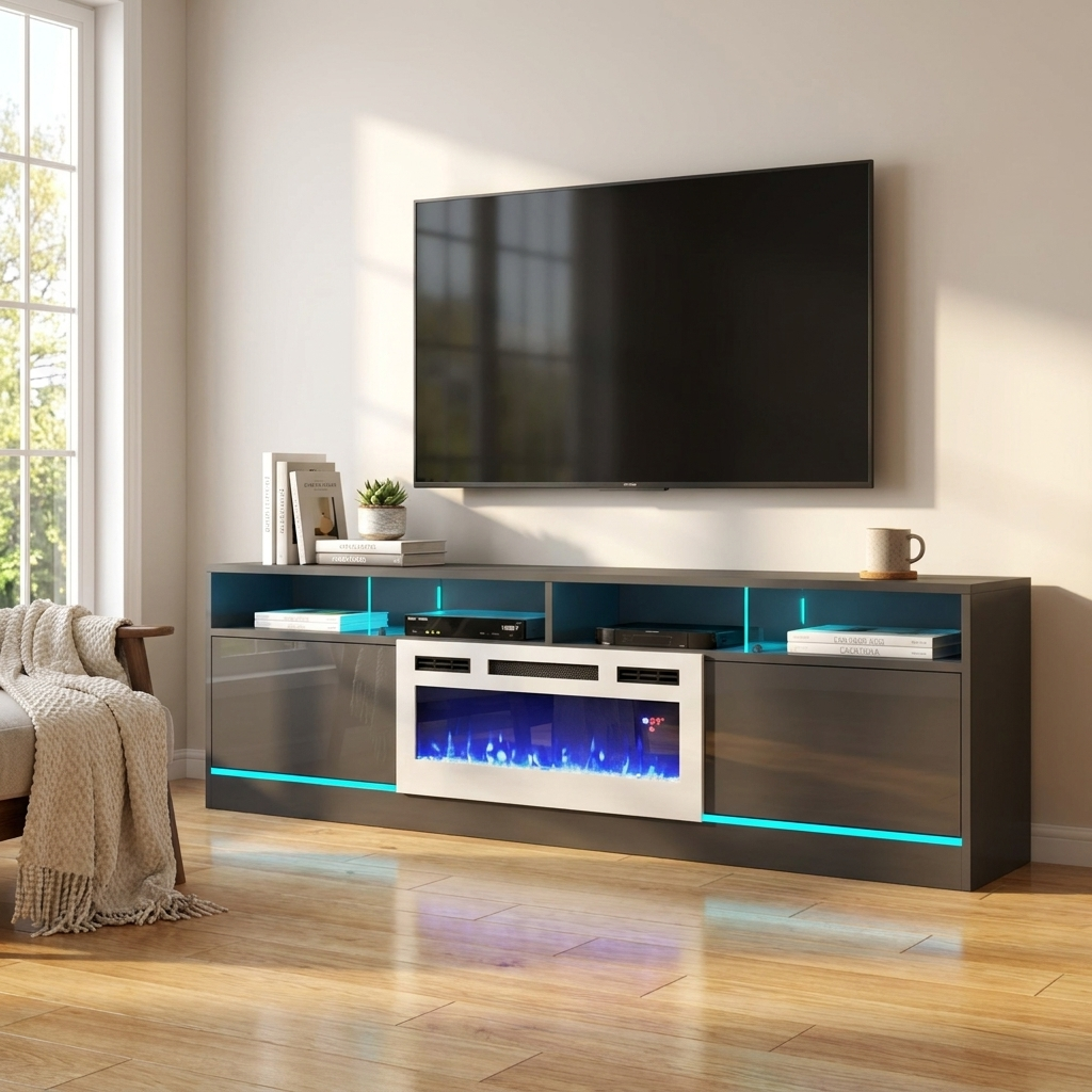 Disparo WH-05 Fireplace TV Stand