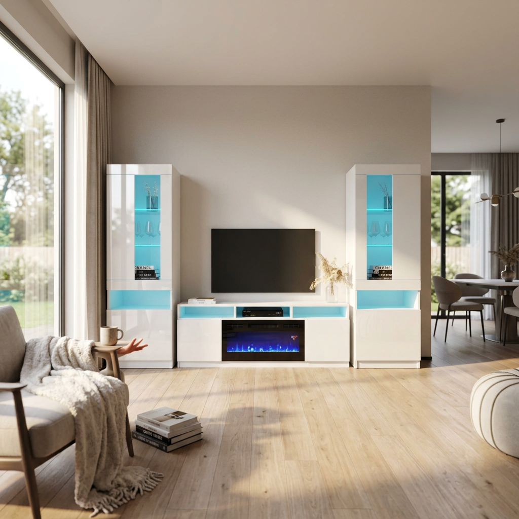Reno BL05 Fireplace Entertainment Center
