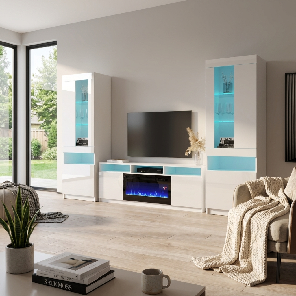Reno BL05 Fireplace Entertainment Center
