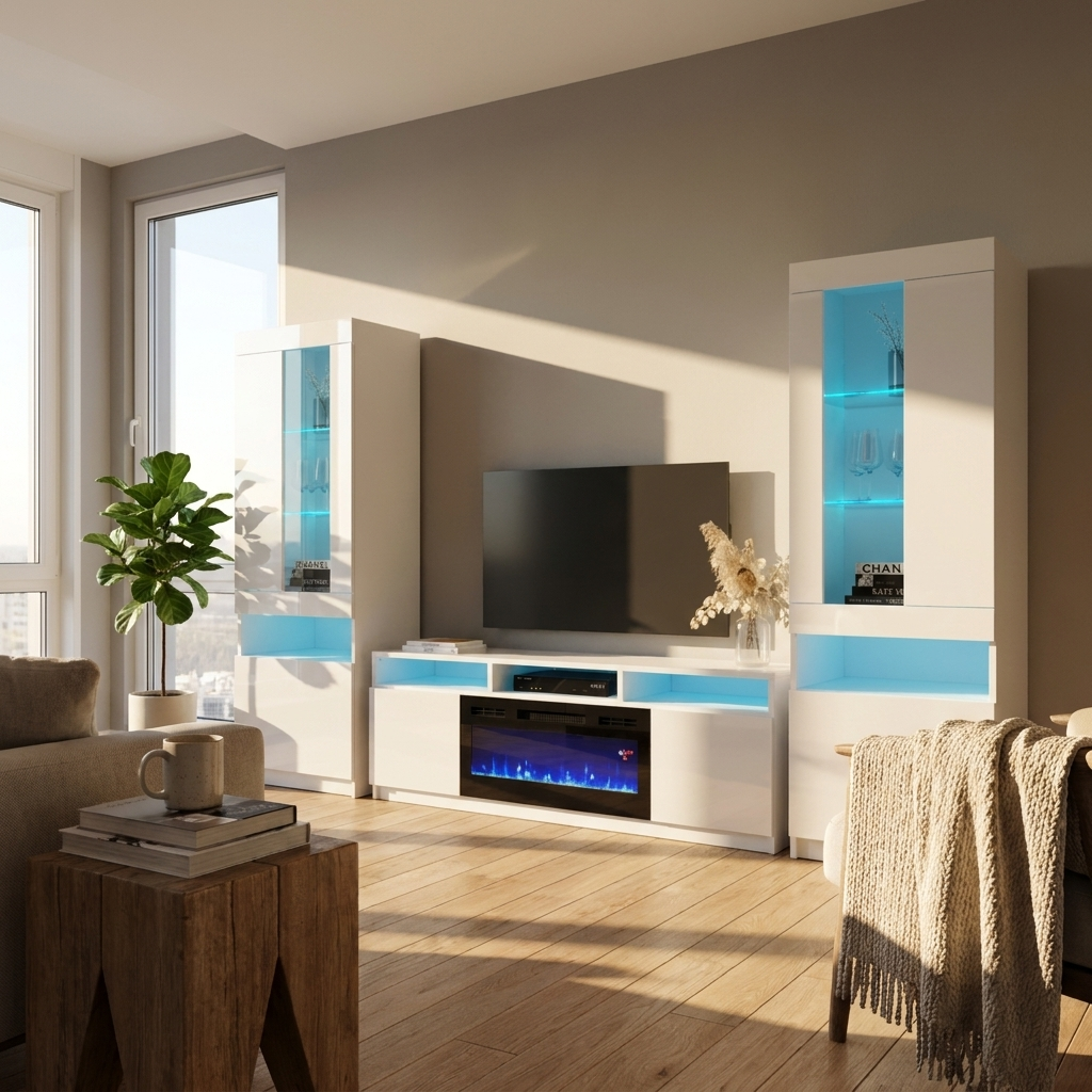 Reno BL05 Fireplace Entertainment Center
