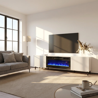 Pafos BL-EF Fireplace TV Stand