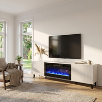 Pafos BL-EF Fireplace TV Stand