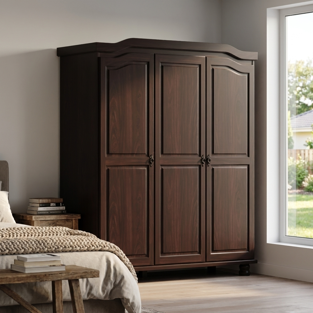 Bastian Solid Wood Wardrobe
