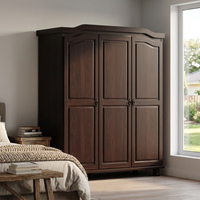 Bastian Solid Wood Wardrobe