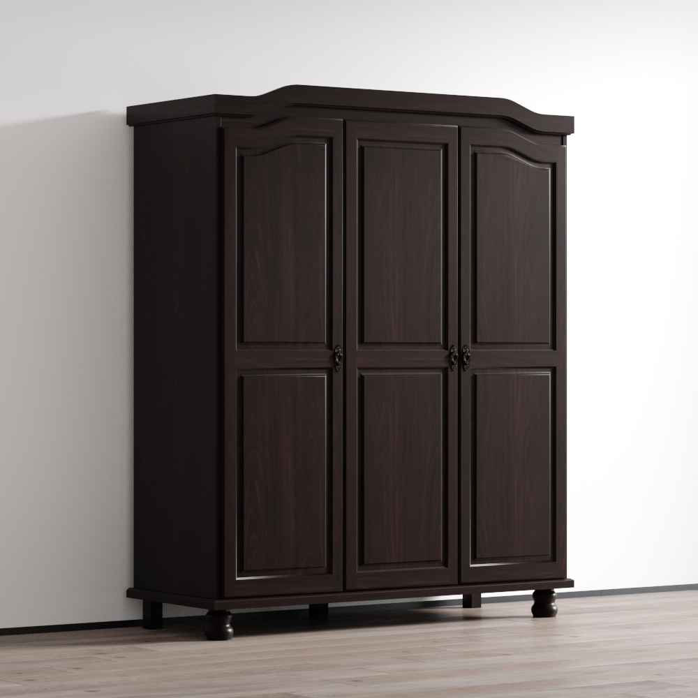 Bastian Solid Wood Wardrobe