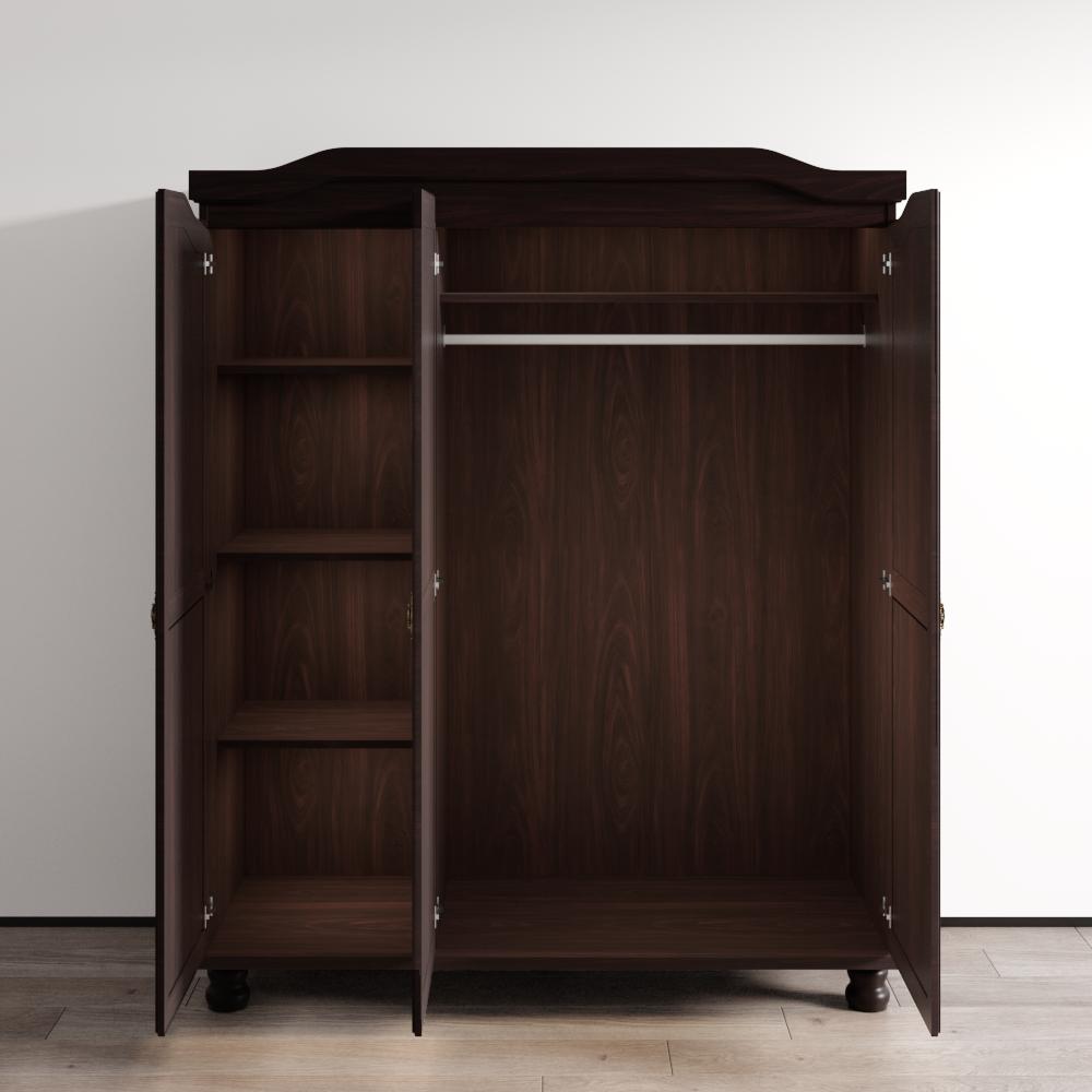 Bastian Solid Wood Wardrobe