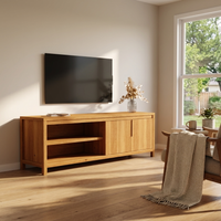 Nature 2D Solid Wood TV Stand