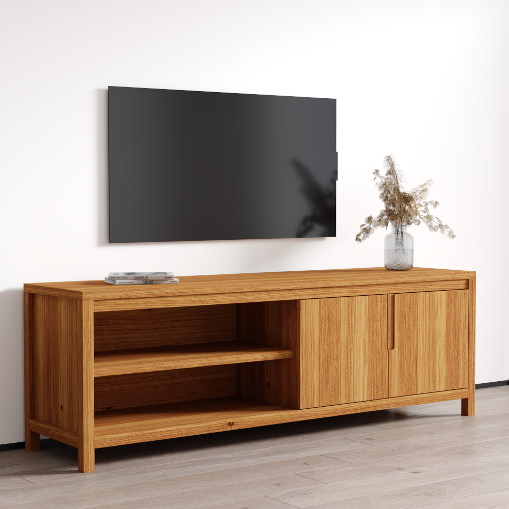 Nature 2D Solid Wood TV Stand