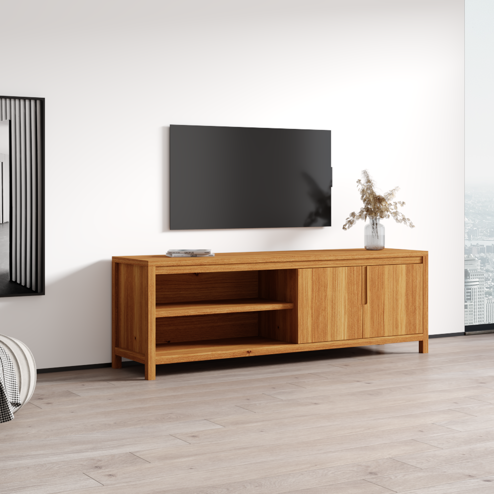 Nature 2D Solid Wood TV Stand