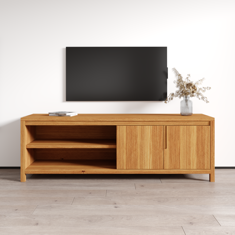 Nature 2D Solid Wood TV Stand