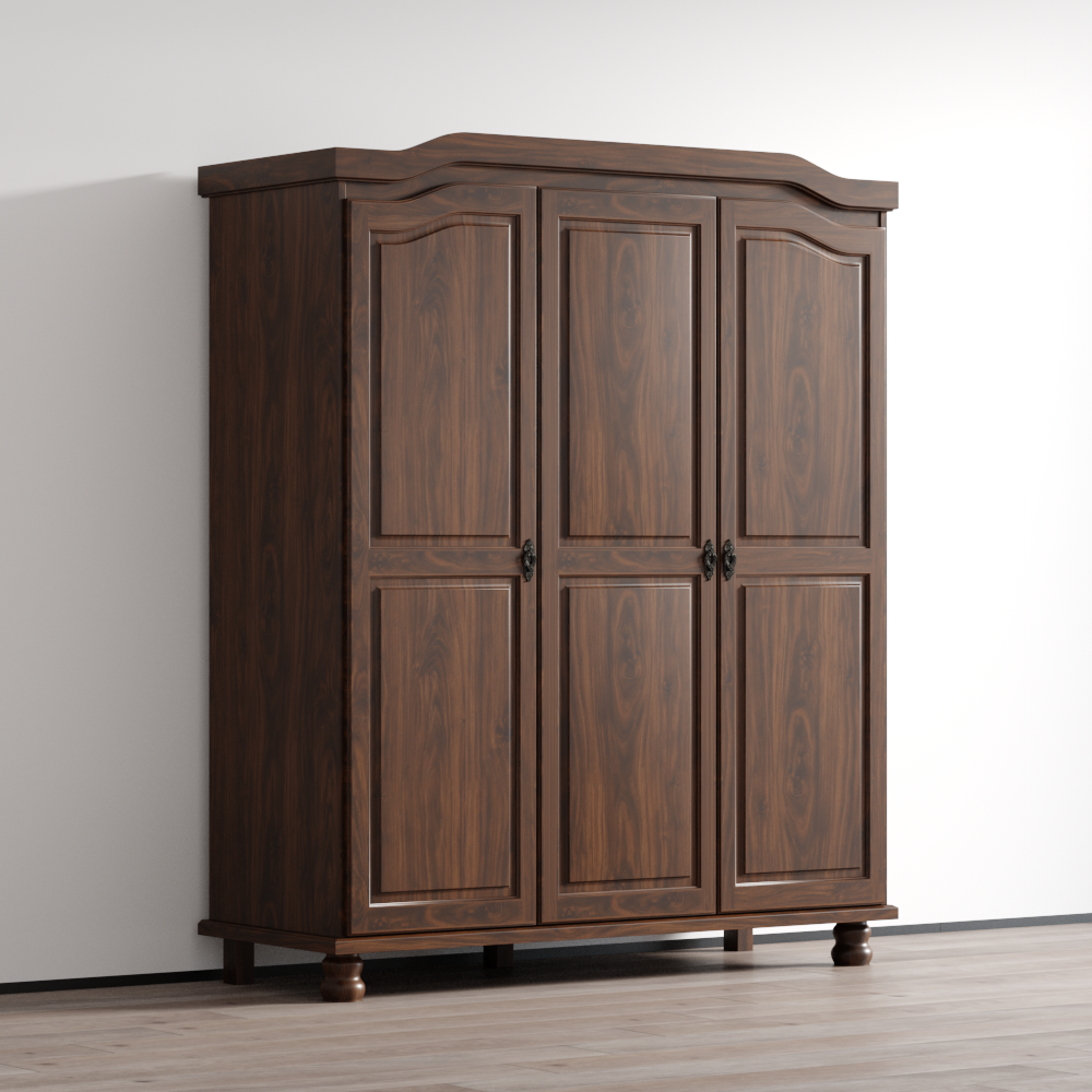 Bastian Solid Wood Wardrobe