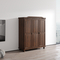 Bastian Solid Wood Wardrobe