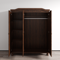 Bastian Solid Wood Wardrobe