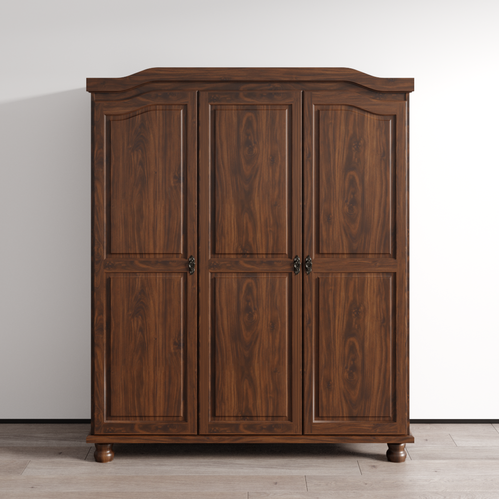 Bastian Solid Wood Wardrobe