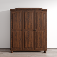 Bastian Solid Wood Wardrobe
