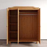 Bastian Solid Wood Wardrobe