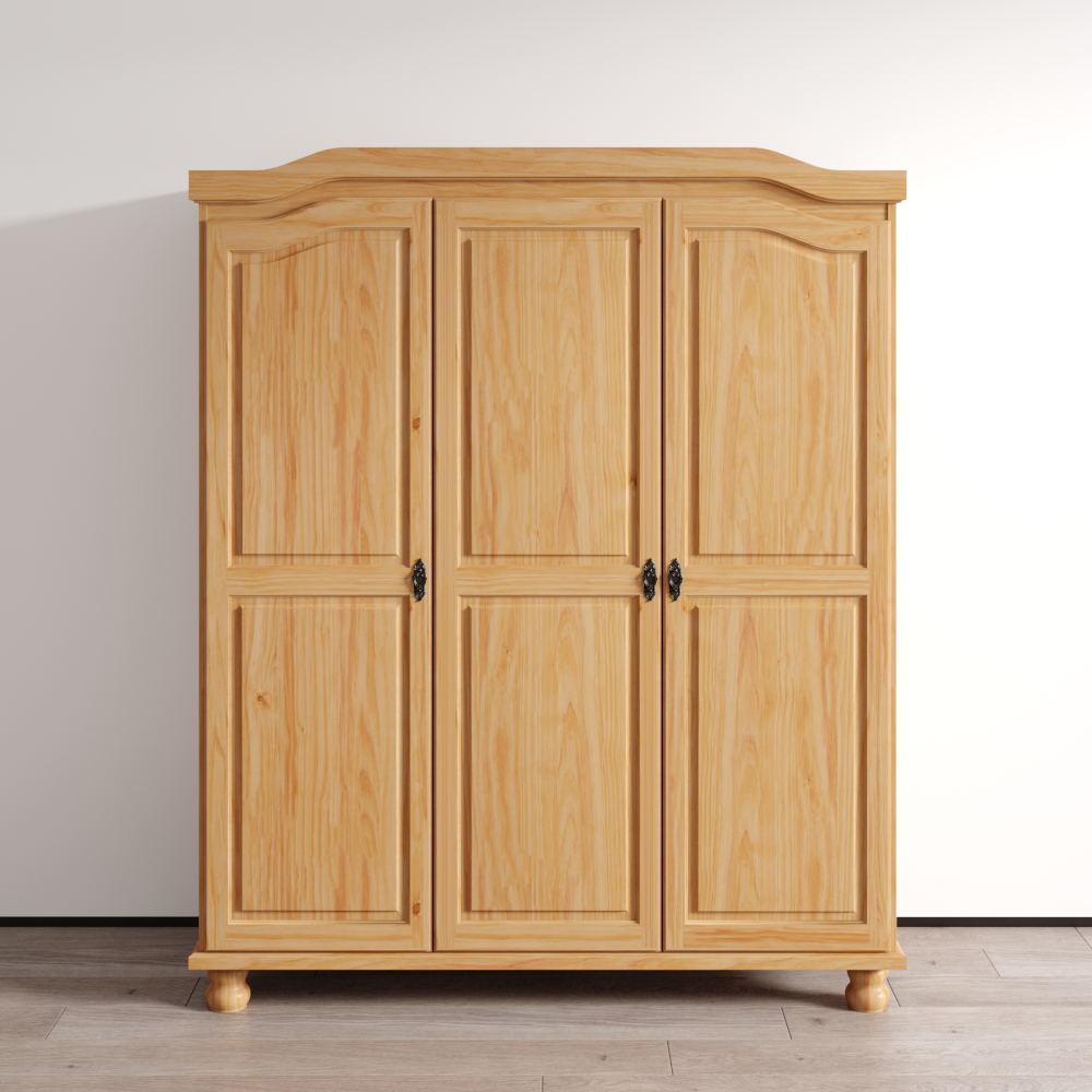 Bastian Solid Wood Wardrobe