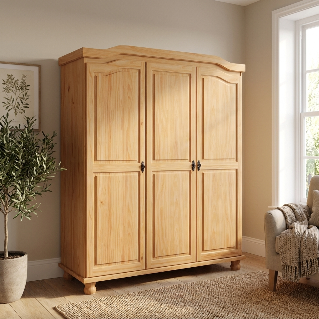 Bastian Solid Wood Wardrobe