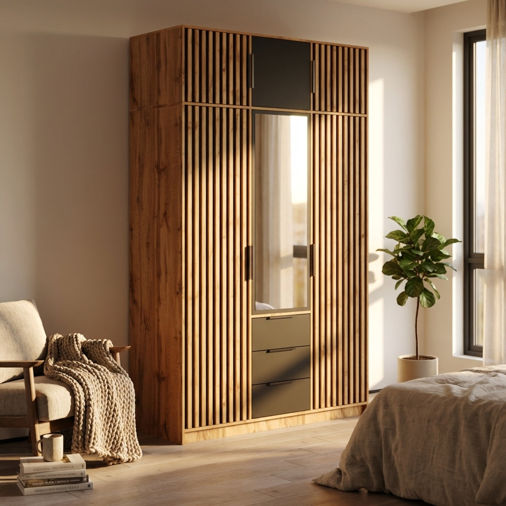 Bali Lux 3D Wardrobe with Extension