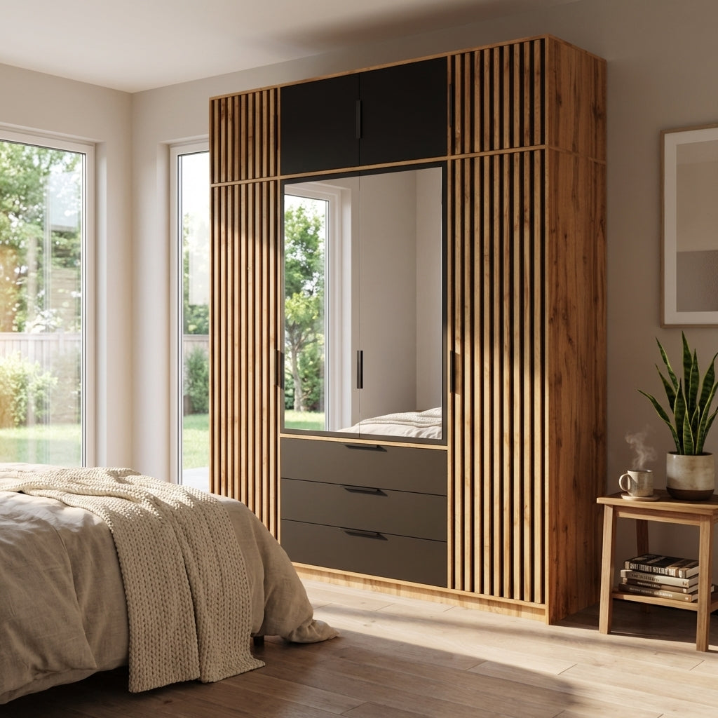 Bali Lux 4D Wardrobe with Extension