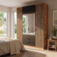 Bali Lux 4D Wardrobe with Extension