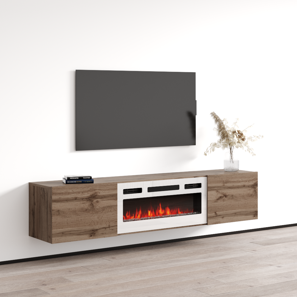 Baja WH-EF Floating Fireplace TV Stand - Meble Furniture