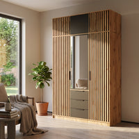 Bali Lux 3D Wardrobe with Extension