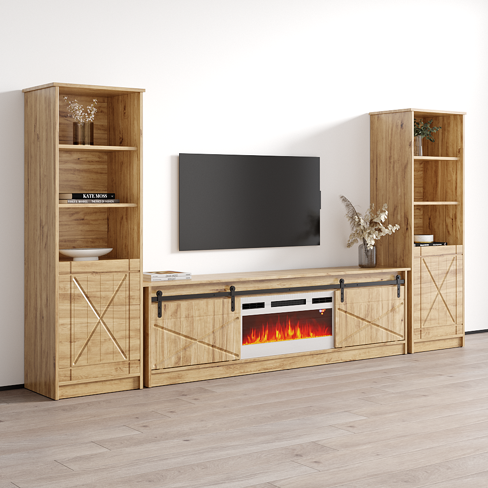 Granero WH-EF Fireplace Entertainment Center - Meble Furniture