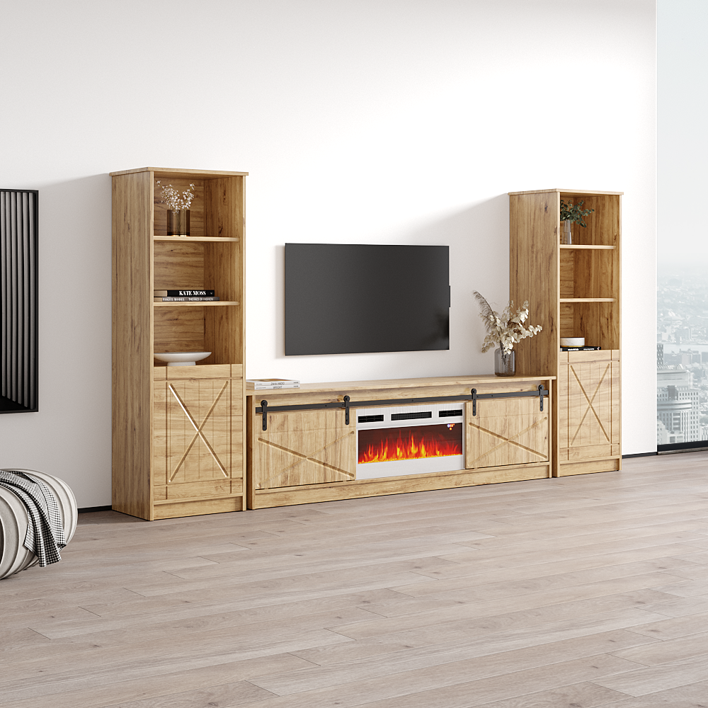 Granero WH-EF Fireplace Entertainment Center - Meble Furniture