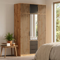 Bali Lux 3D Wardrobe with Extension
