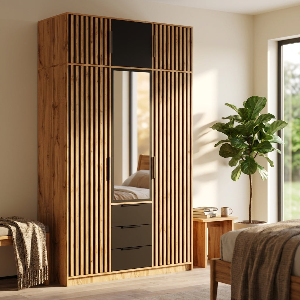 Bali Lux 3D Wardrobe with Extension