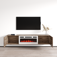 Baja WH-EF Floating Fireplace TV Stand - Meble Furniture