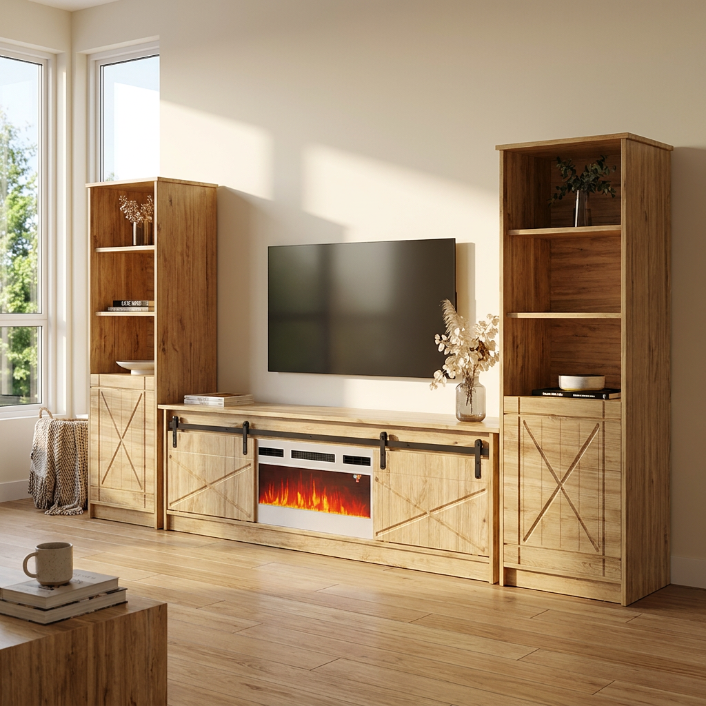 Granero WH-EF Fireplace Entertainment Center