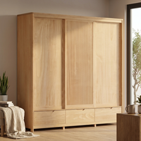 Nest 3D Solid Wood Wardrobe