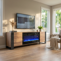 Woody BL-EF Fireplace TV Stand