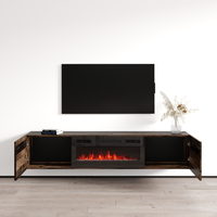 Baja BL-EF Floating Fireplace TV Stand - Meble Furniture